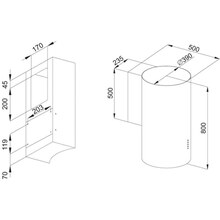 Витяжка KERNAU KCH 0140 W