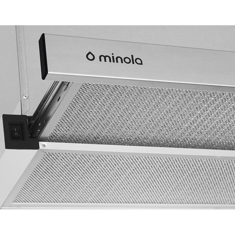 Зовнішній вигляд Витяжка MINOLA HTL 5714 I 1100 LED