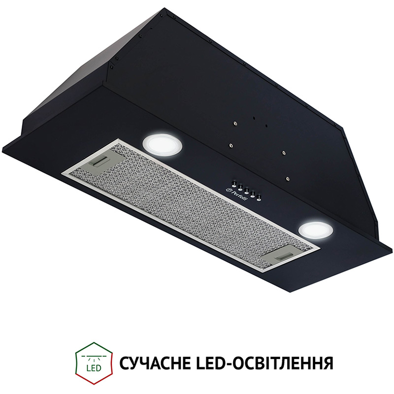 Зовнішній вигляд Витяжка PERFELLI BI 7652 BL 1000 LED