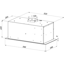 Вытяжка KERNAU KBH I 0160 W GLASS