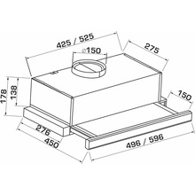 Витяжка GRANADO Telde 603-700 Inox (GCH266377)