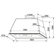 Вытяжка GRANADO Palamos 603-700 Black