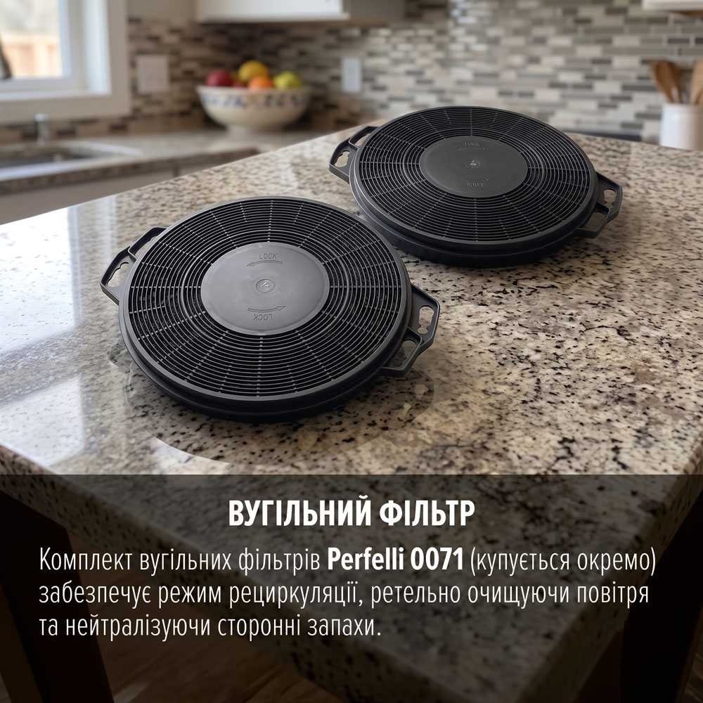 Витяжка PERFELLI PL 6144 W LED — фото 5