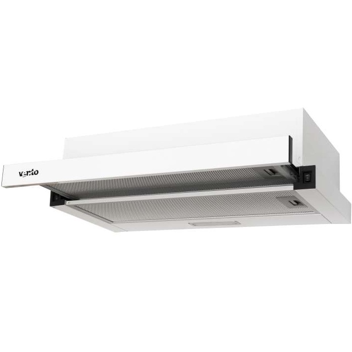 Витяжка VENTOLUX GARDA 60 WH (500) LED Додатково зворотний клапан