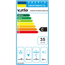 Вытяжка VENTOLUX GARDA 50 WH (700) LED