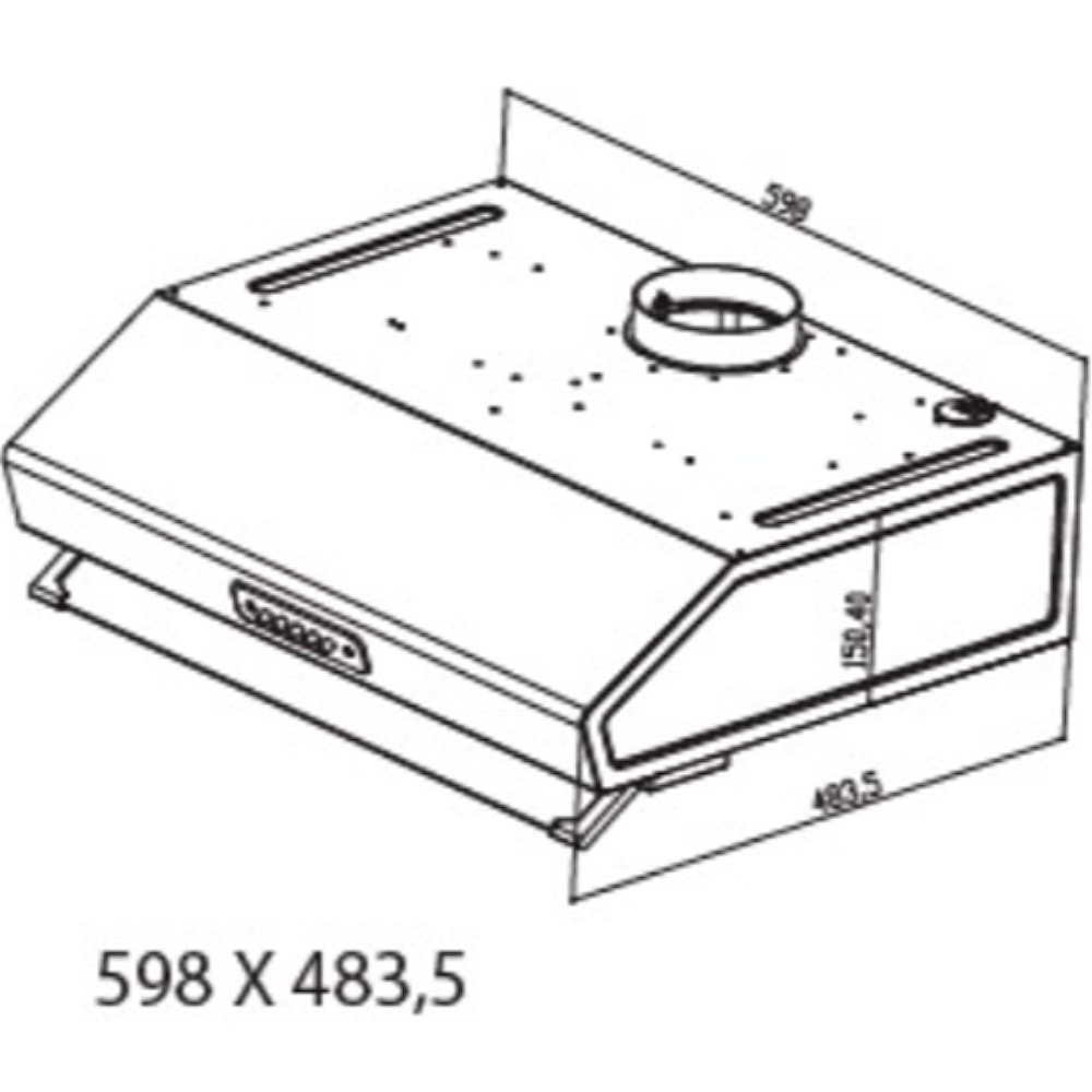 Вытяжка GRUNHELM GVP 410 I Мощность мотора 140