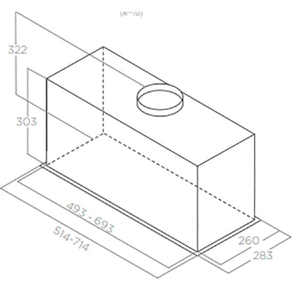 Замовити Витяжка ELICA LANE SENSOR BL MAT/A/72