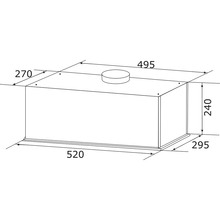 Витяжка GRANADO Palamos 4613-1200 White glass