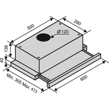 Вытяжка SNAIGE SNH-SL602M IX