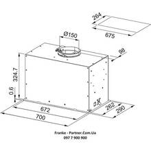 Витяжка FRANKE Box Flush Evo FBFE BK MATT A70 (305.0665.365)