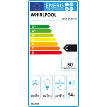 Витяжка WHIRLPOOL WCT 64 FLY X