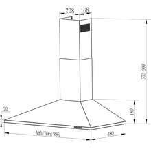 Вытяжка INTERLINE SET WH A/60 PB/2/T