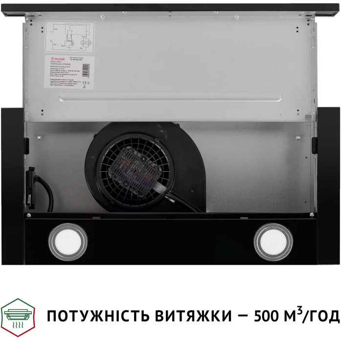 Фото Вытяжка PERFELLI TL 602 BL LED
