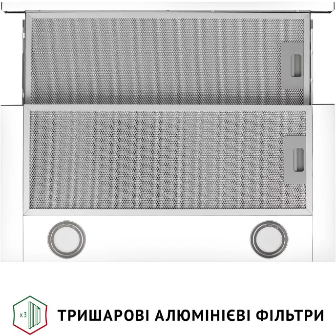 Витяжка PERFELLI TL 602 WH LED Діаметр повітропровода 120