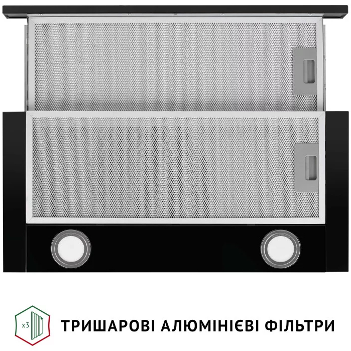 Витяжка PERFELLI TL 6622 BL 1000 LED Тип телескопічна