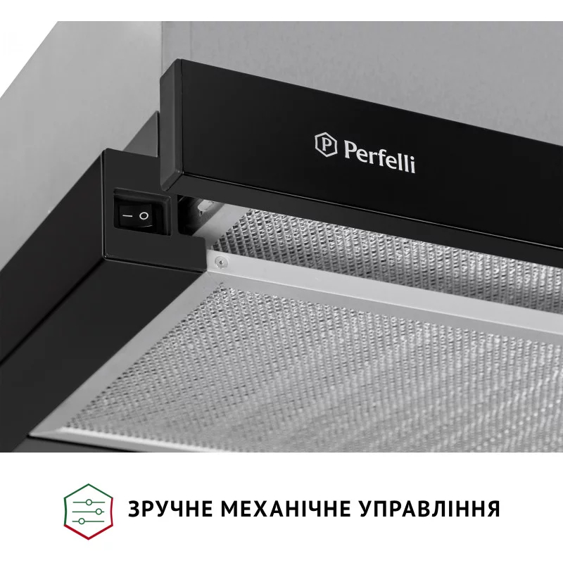 Витяжка PERFELLI TL 6622 BL 1000 LED Діаметр повітропровода 150