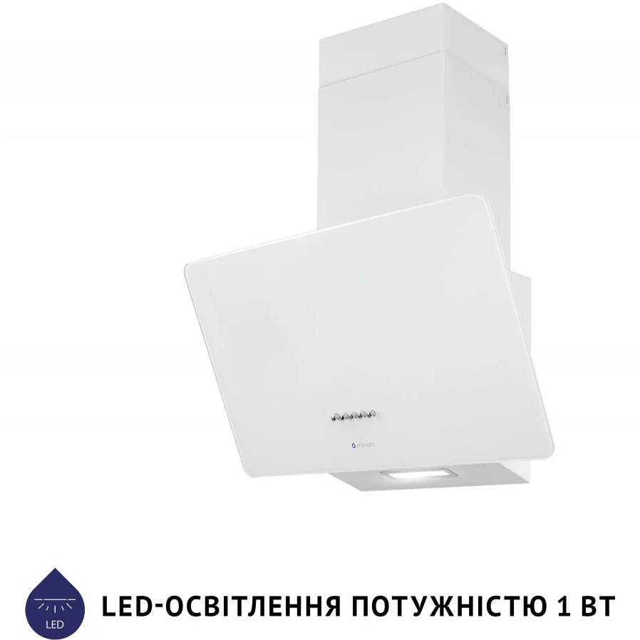 Вытяжка MINOLA HDN 5224 WH 700 LED Тип наклонная