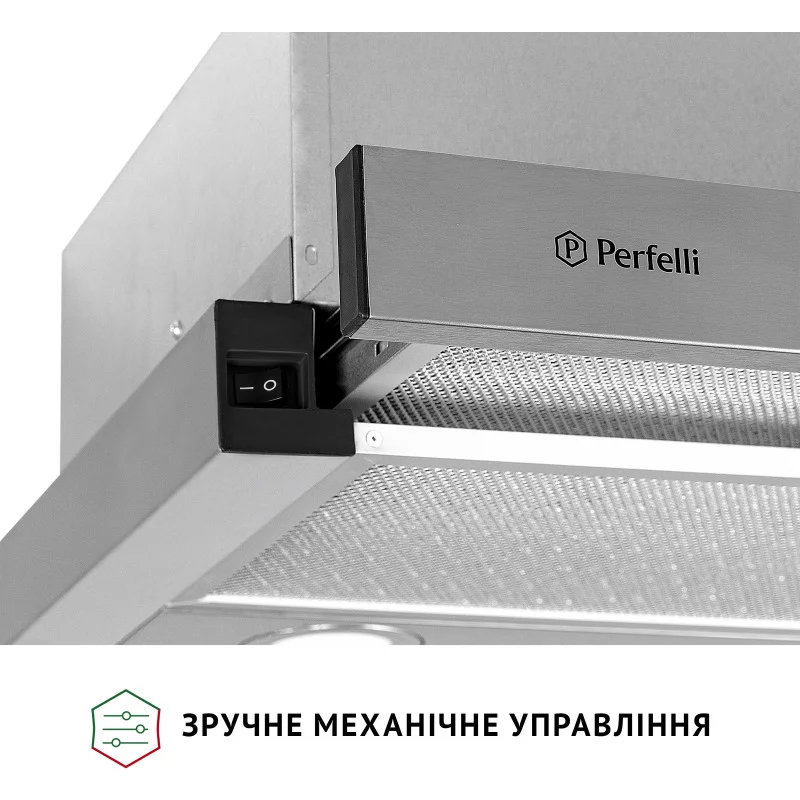 Зовнішній вигляд Витяжка PERFELLI TL 6622 I 1000 LED