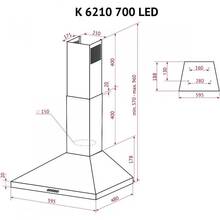 Вытяжка PERFELLI K 6210 I 700 LED