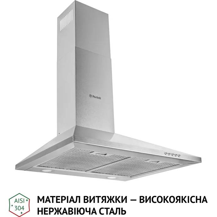 Вытяжка PERFELLI K 6210 I 700 LED Диаметр воздуховода 150