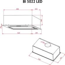 Витяжка PERFELLI BI 5022 BL LED