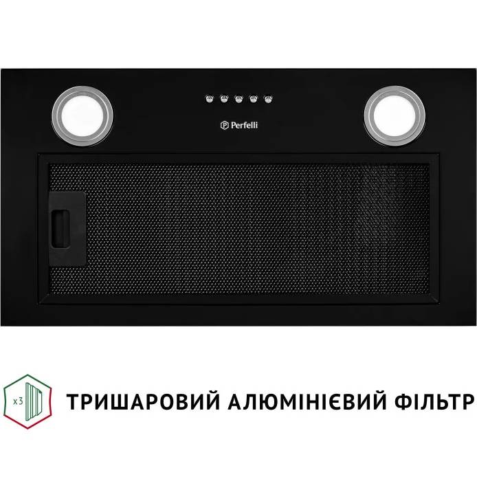 Зовнішній вигляд Витяжка PERFELLI BI 5022 BL LED