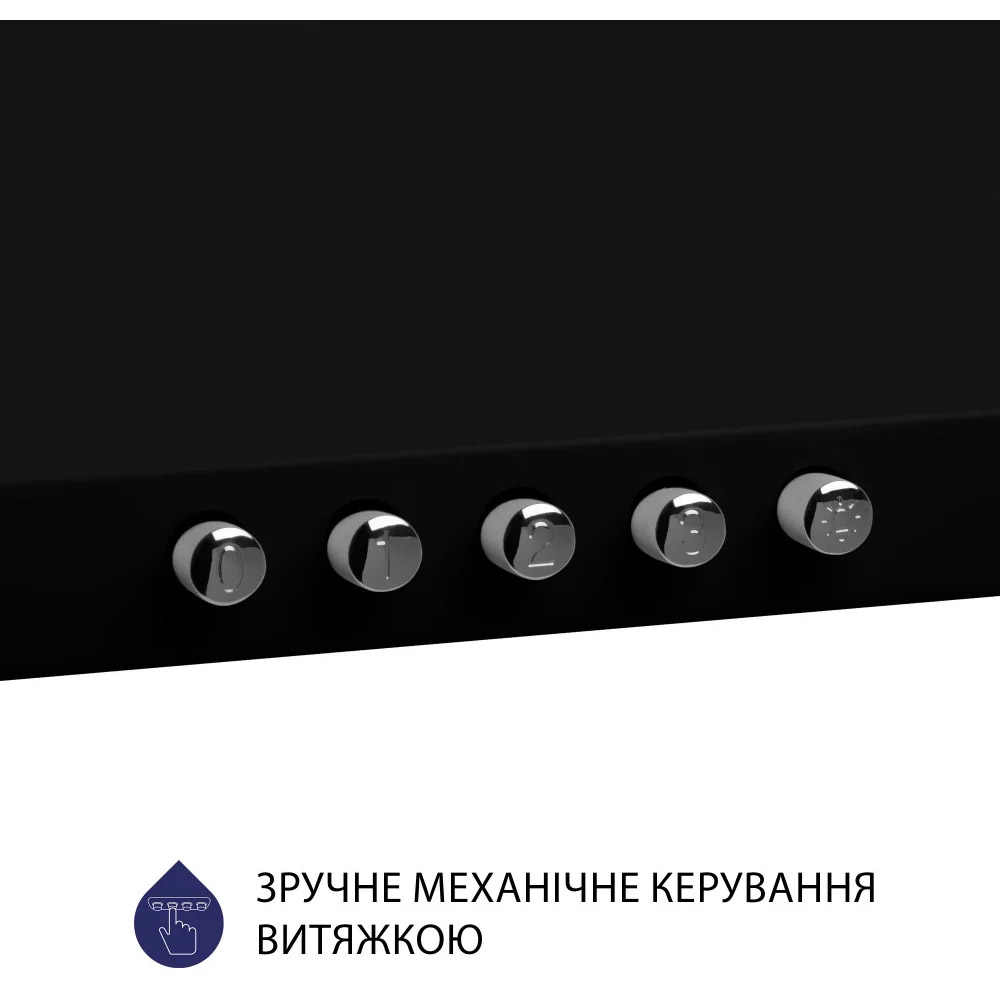 Вытяжка MINOLA HK 6614 BL 1000 LED Тип купольная