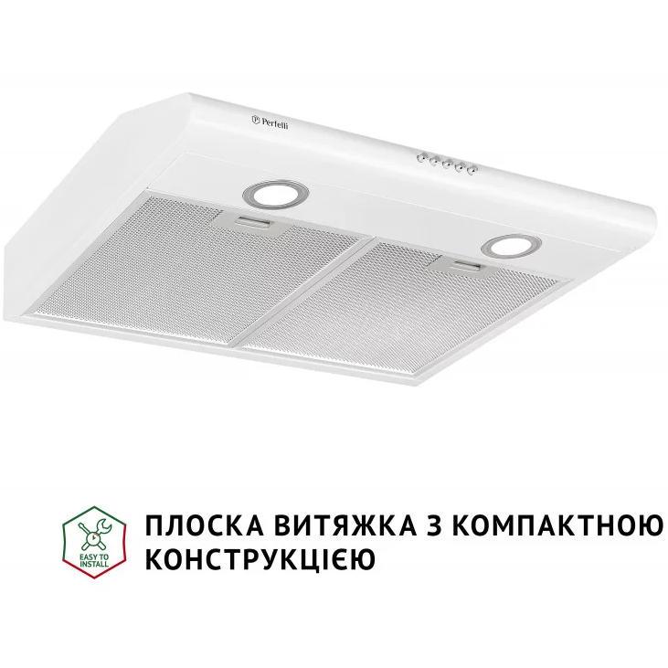 Витяжка PERFELLI PL 6022 W LED Діаметр повітропровода 120