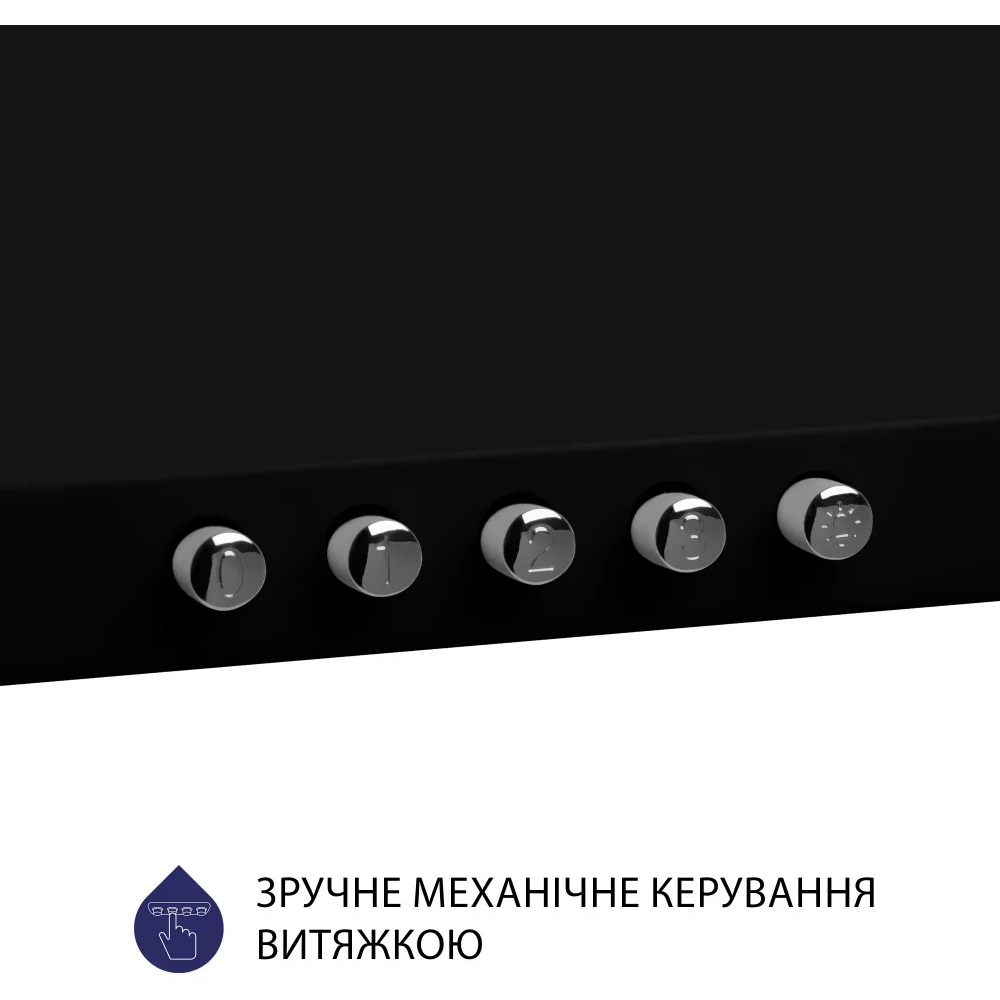 Вытяжка MINOLA HK 5614 BL 1000 LED Тип купольная