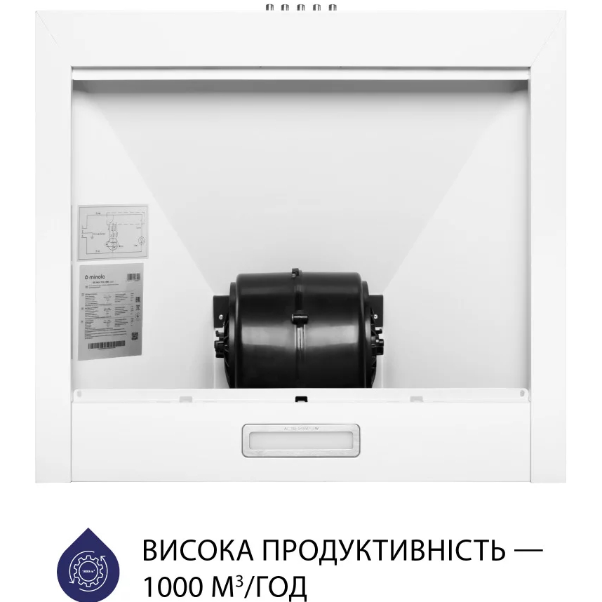 Заказать Вытяжка MINOLA HK 5614 WH 1000 LED