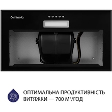 Вытяжка MINOLA HBI 5214 BL 700 LED