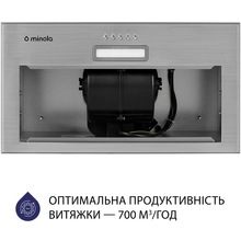 Вытяжка MINOLA HBI 5214 I 700 LED