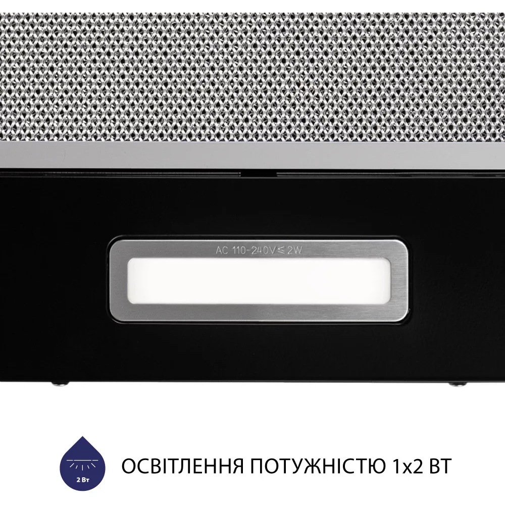 Вытяжка MINOLA HTL 614 BL LED Диаметр воздуховода 120