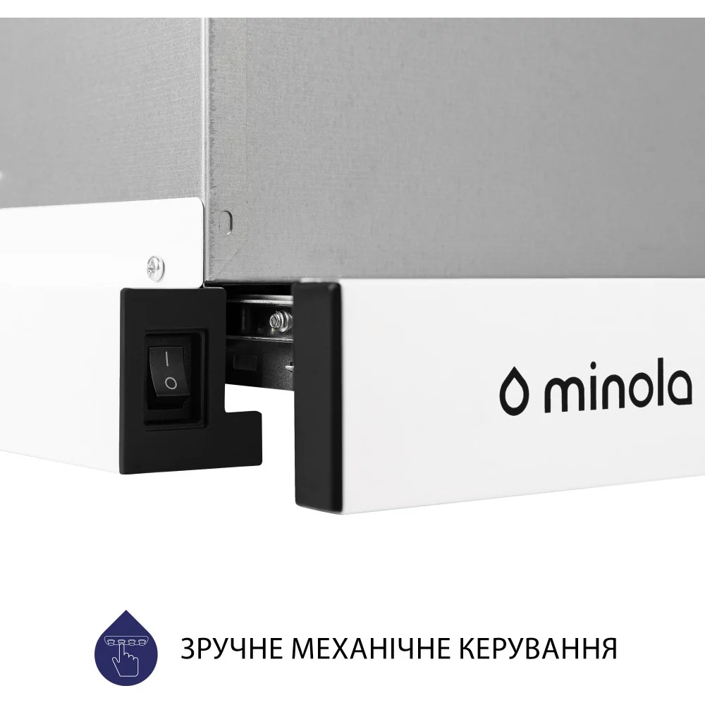 Внешний вид Вытяжка MINOLA HTL 614 WH LED