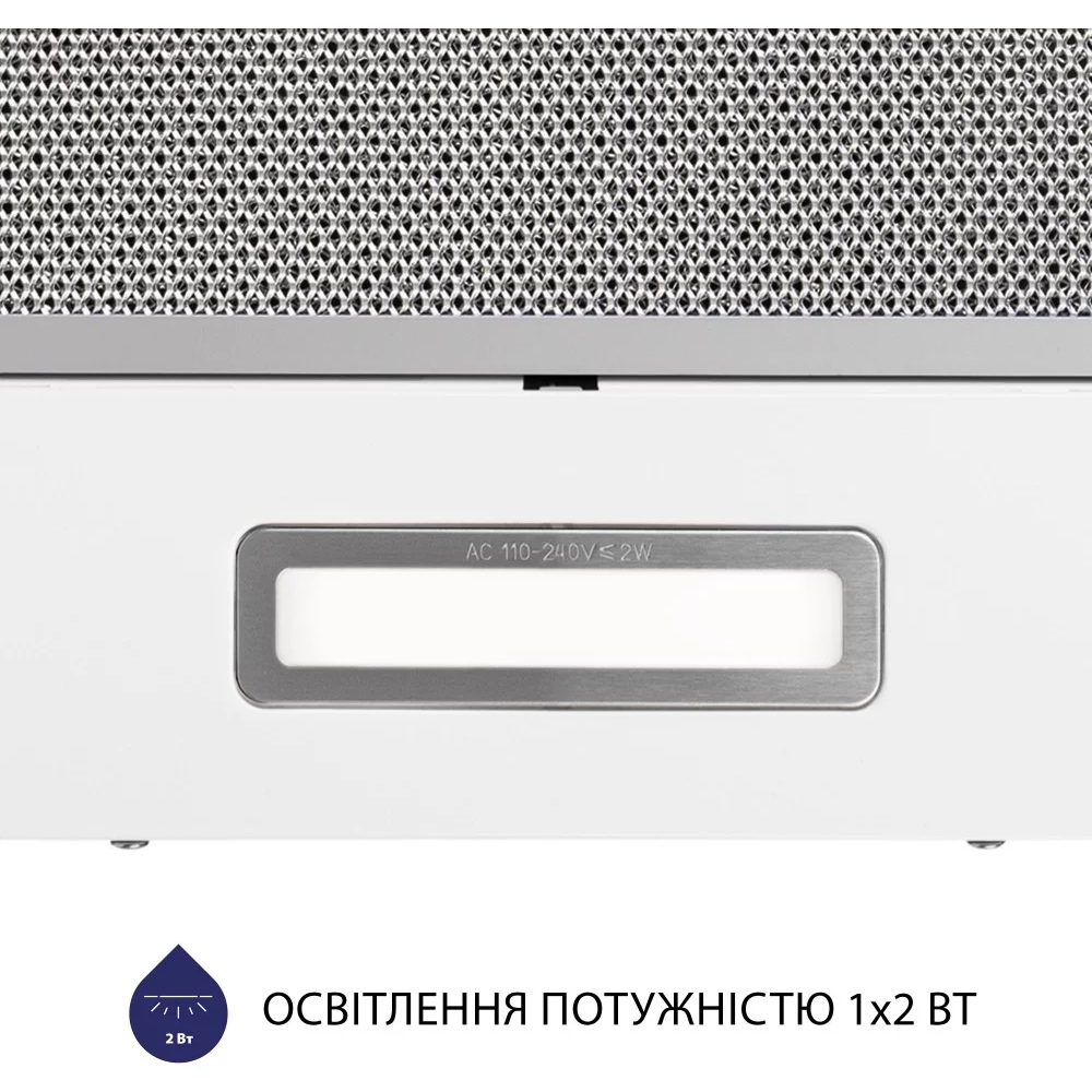 Вытяжка MINOLA HTL 614 WH LED Тип телескопическая