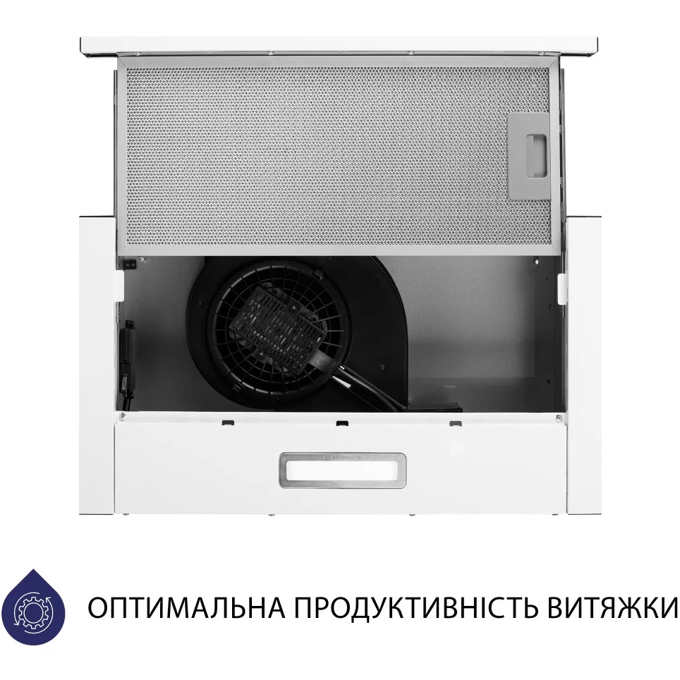 Вытяжка MINOLA HTL 614 WH LED Режим работы циркуляция