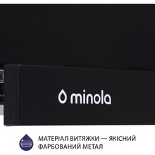 Вытяжка MINOLA HTL 6614 BL 1000 LED