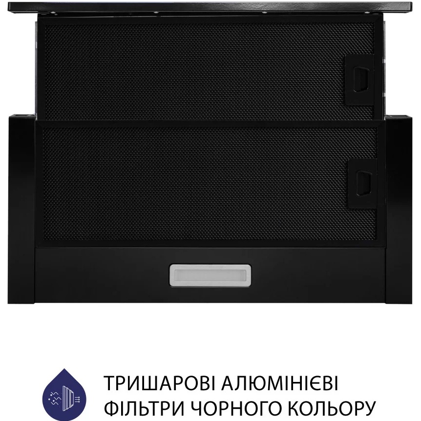 Вытяжка MINOLA HTL 6614 BLF 1000 LED Диаметр воздуховода 150