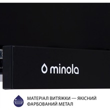 Вытяжка MINOLA HTL 6614 BLF 1000 LED