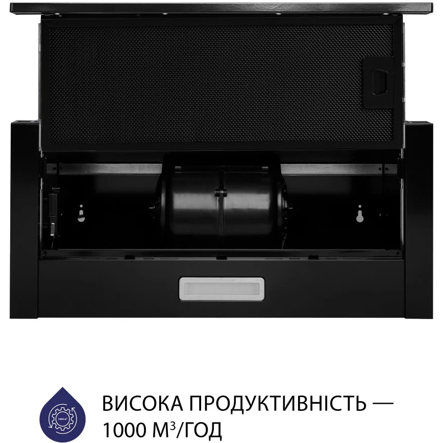 Вытяжка MINOLA HTL 6614 BLF 1000 LED Тип телескопическая