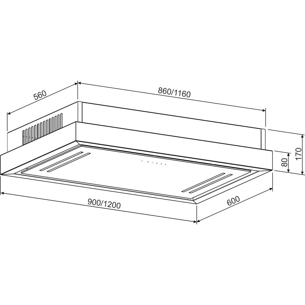 В інтернет магазині Витяжка GRANADO Alia 2914-1800 Inox White Glass