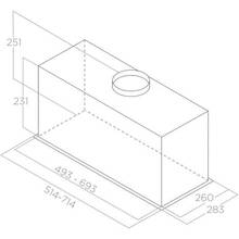 Витяжка ELICA CT23 S IX/A/72