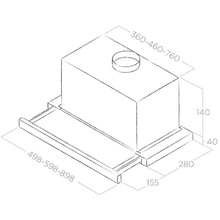 Витяжка ELICA TT14 STD GRIX/A/50