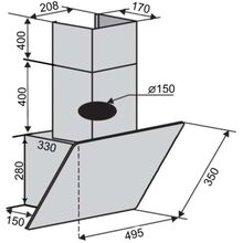 Витяжка VENTOLUX MODENA 50 WH (700) PB (2059765966098)