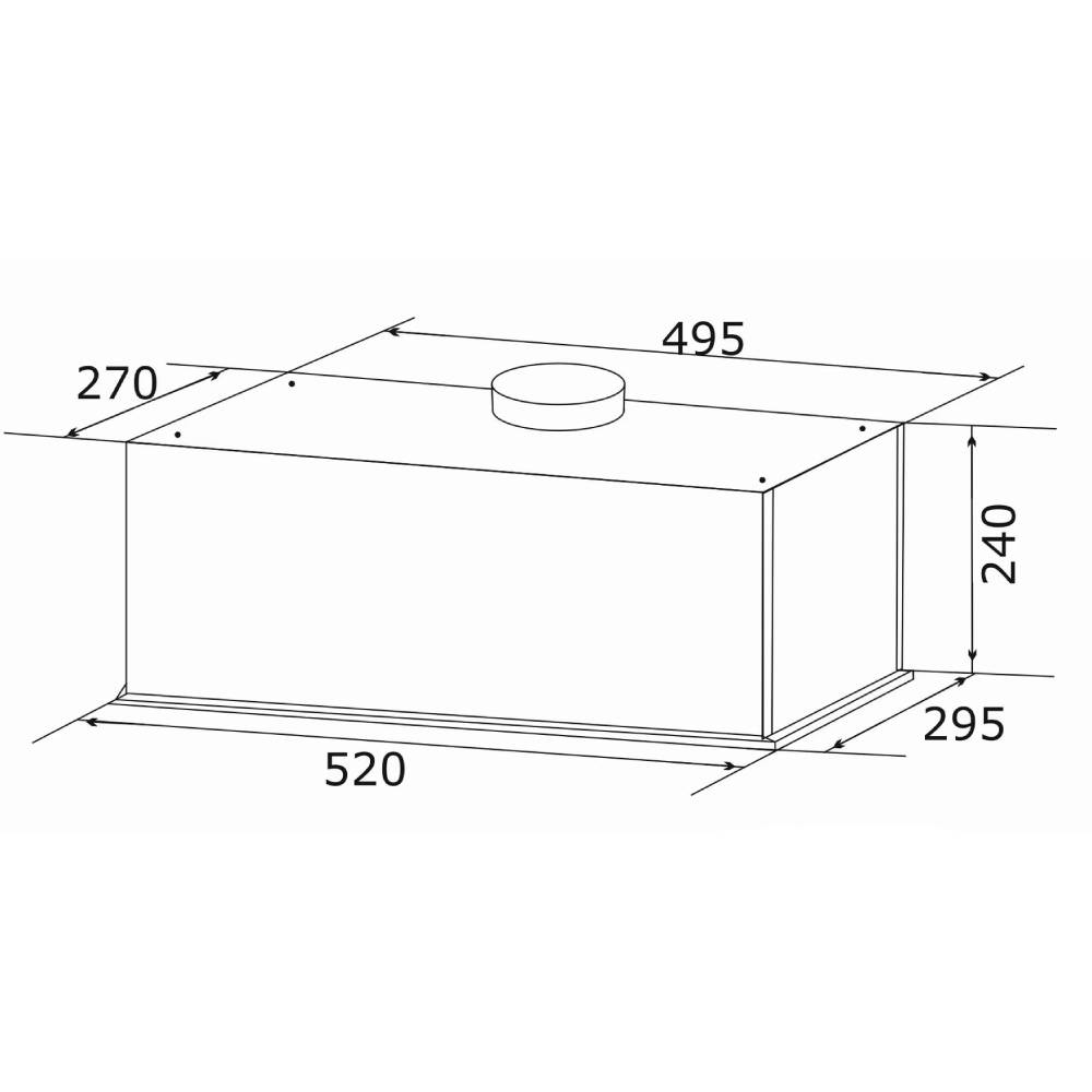 Изображение Вытяжка GRANADO Palamos 1614-1200 Black Glass (GCH476411)