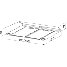 Вытяжка GRANADO Toses 1503-450 Inox (GCH1015345077)