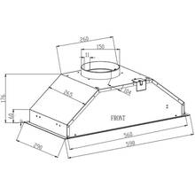 Витяжка INTERLINE SMART S WH A/60/T White