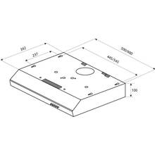 Вытяжка PYRAMIDA UX 60 (380) B BL