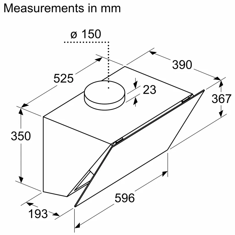 Фото Витяжка BOSCH DWK66PJ60T