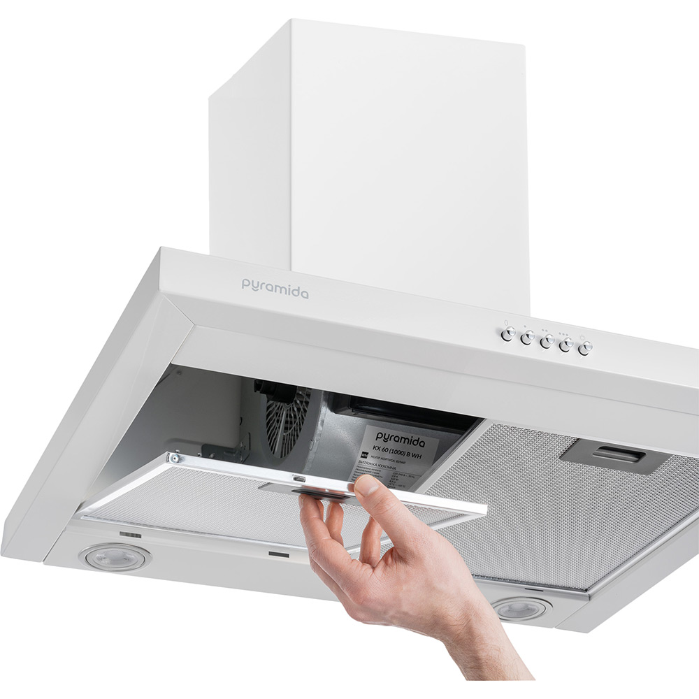 Вытяжка PYRAMIDA KX 60 (1000) B WH Режим работы отвод